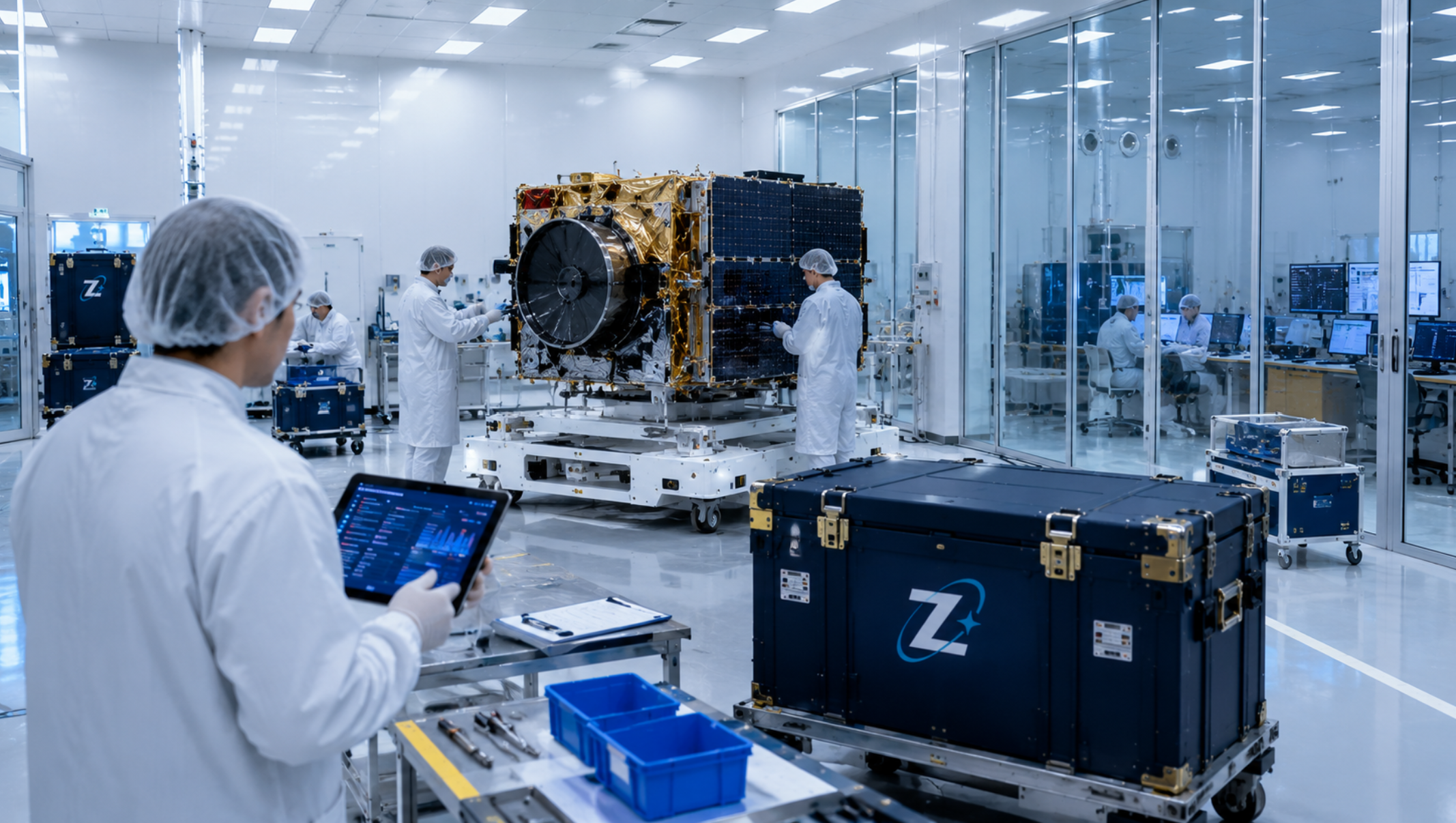 Test campaign logistics for space industry operations
