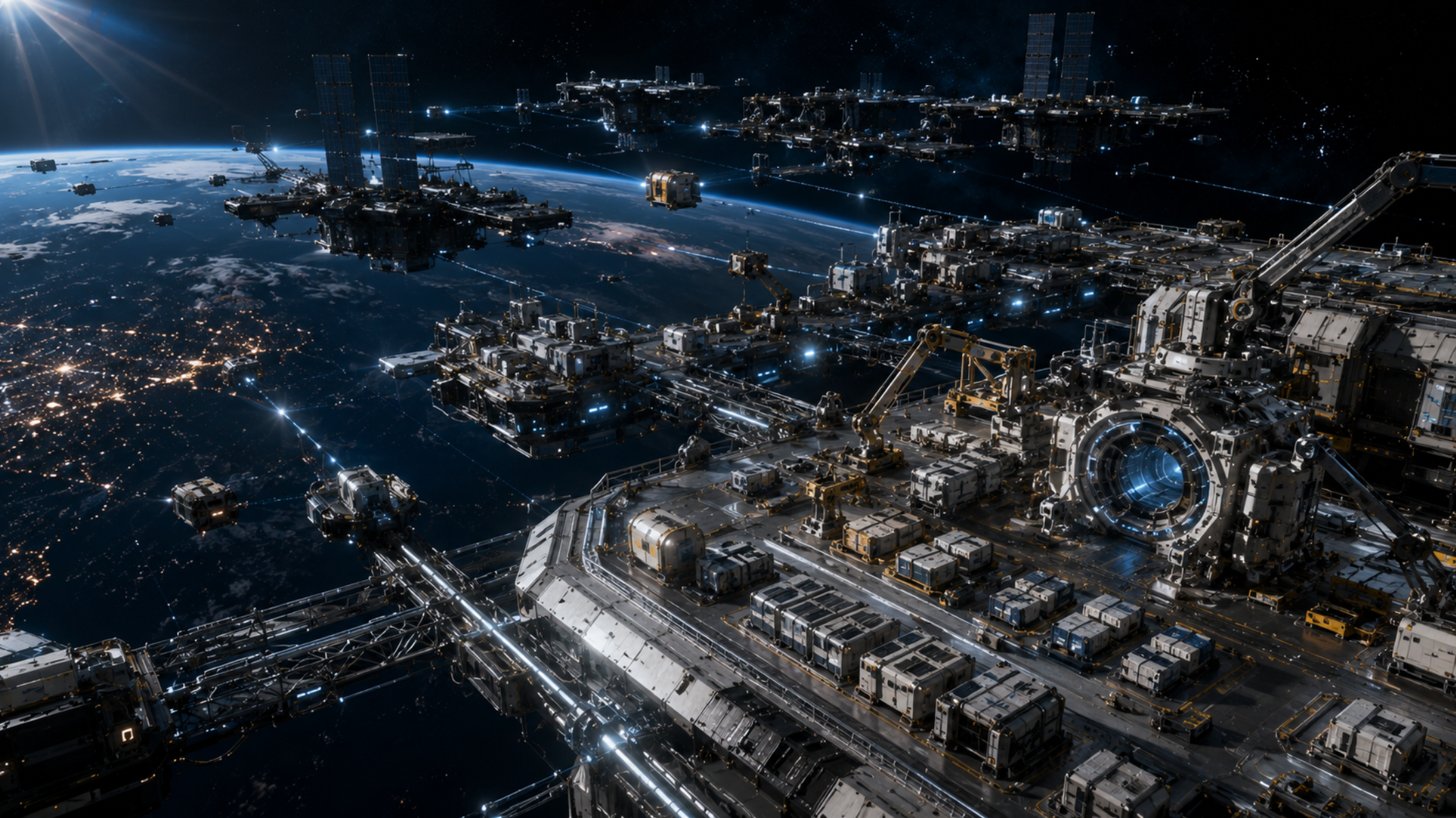 Future space infrastructure logistics and forwarding concepts