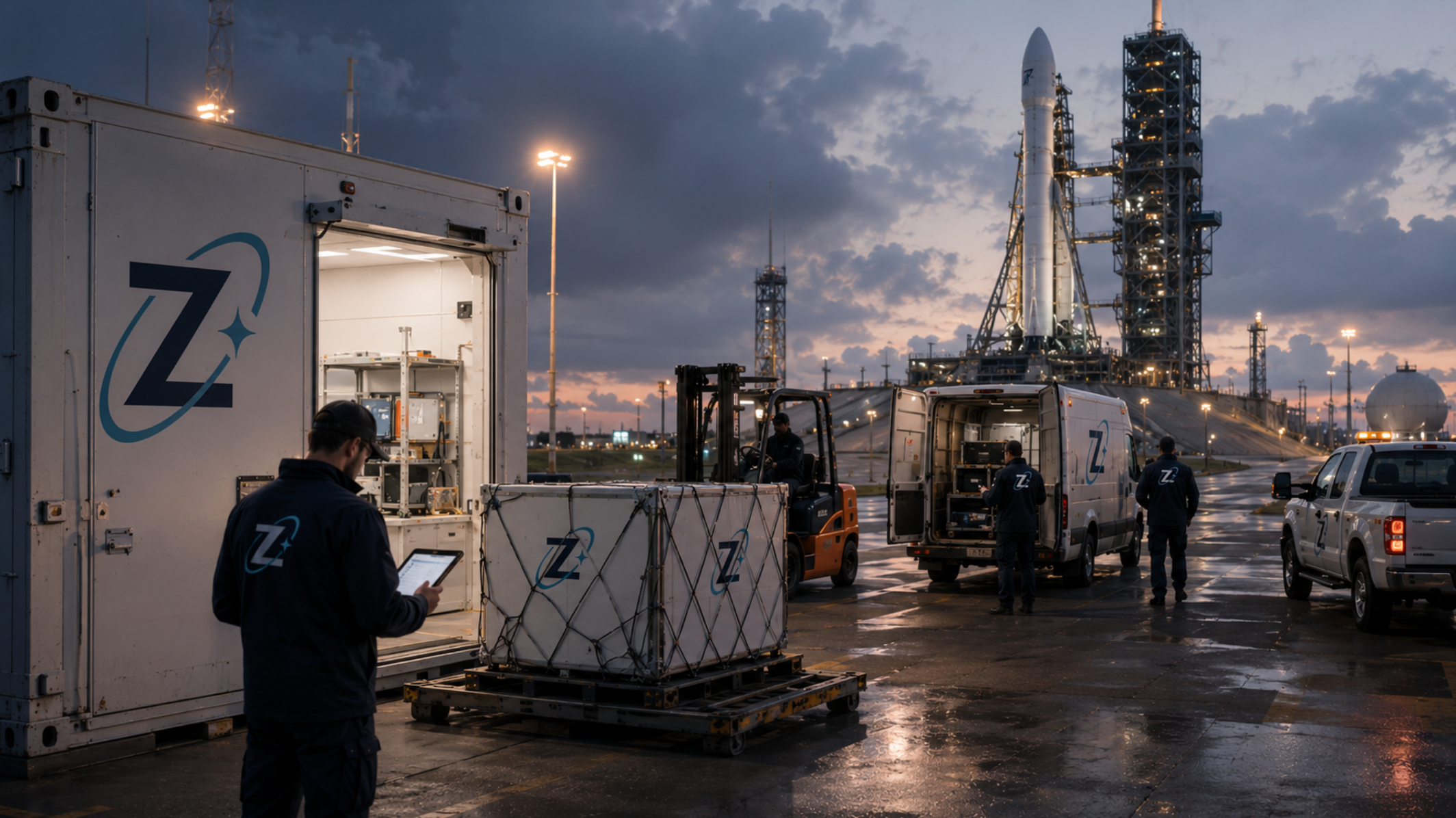 Launch logistics and campaign support for space companies