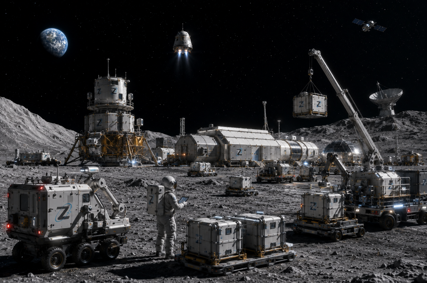 Future lunar supply chains and space forwarding